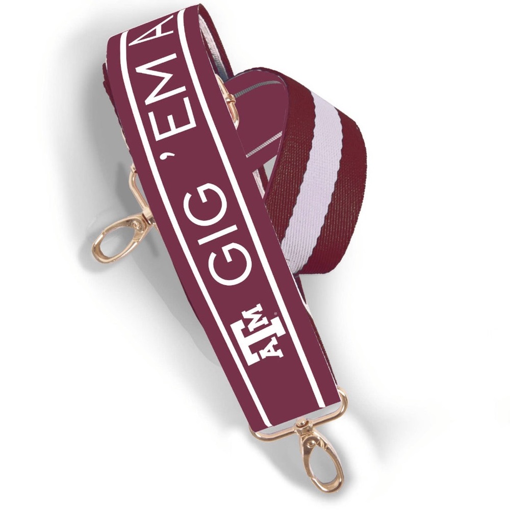 New! A&M College Guitar Straps 1.5”